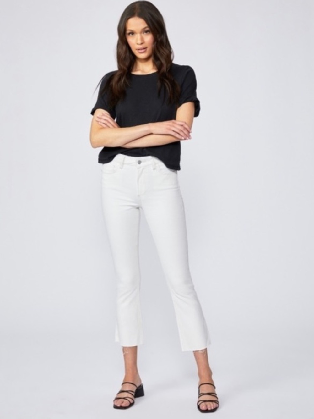 Paige Colette Crop Flare Jeans